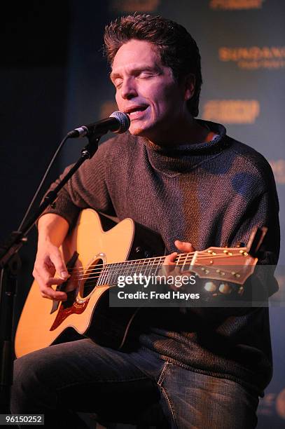 Musician Richard Marx attends Music Cafe Day 3 during the 2010 Sundance Film Festival at Stanfield Gallery on January 24, 2010 in Park City, Utah.