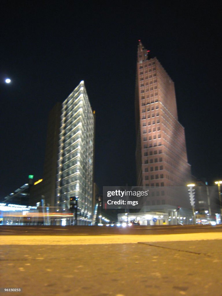 Potsdamer Platz at night