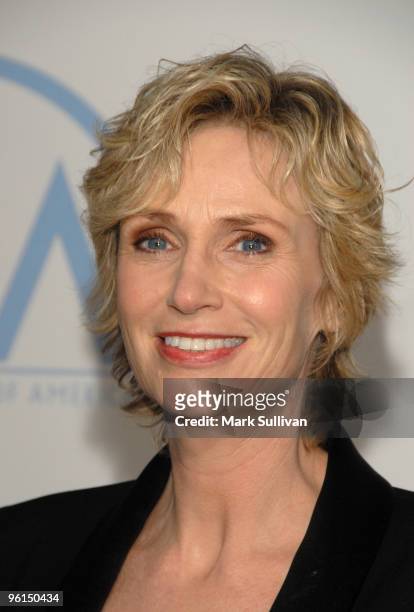 Actress Jane Lynch arrives for the 21st Annual PGA Awards at the Hollywood Palladium on January 24, 2010 in Hollywood, California.