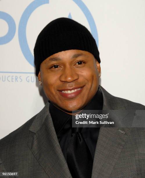 Actor LL Cool J arrives for the 21st Annual PGA Awards at the Hollywood Palladium on January 24, 2010 in Hollywood, California.