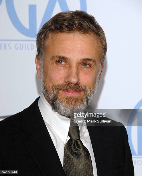 Actor Christoph Waltz arrives for the 21st Annual PGA Awards at the Hollywood Palladium on January 24, 2010 in Hollywood, California.