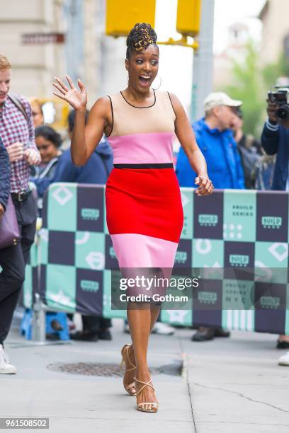 Franchesca Ramsey is seen in NoHo on May 22, 2018 in New York City.