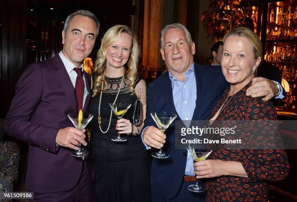 James Nesbitt, producer Jennifer Cooke, Simon Kelner and Sarah Cairns attend a VIP after party at Rosewood London celebrating the UK Premiere of...