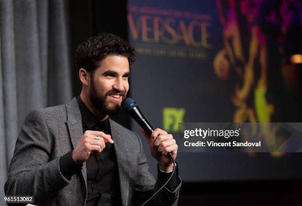 Actor Darren Criss attends SAG-AFTRA Foundation Conversations screening of "The Assassination Of Gianni Versace: American Crime Story" at SAG-AFTRA...