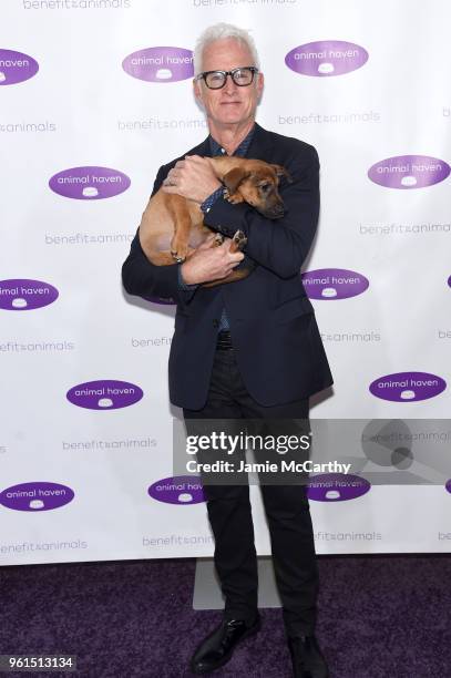 John Slattery attends the Animal Haven Gala 2018 at Tribeca 360 on May 22, 2018 in New York City.