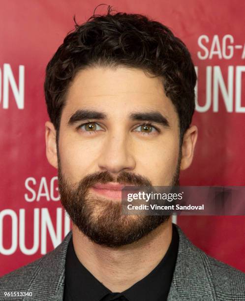 Actor Darren Criss attends SAG-AFTRA Foundation Conversations screening of "The Assassination Of Gianni Versace: American Crime Story" at SAG-AFTRA...