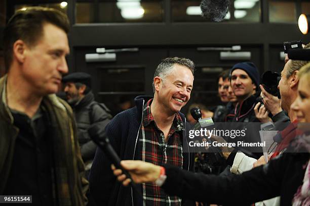 Actor Bill Pullman and director Michael Winterbottom attend "The Killer Inside Me" premiere during the 2010 Sundance Film Festival at Eccles Center...