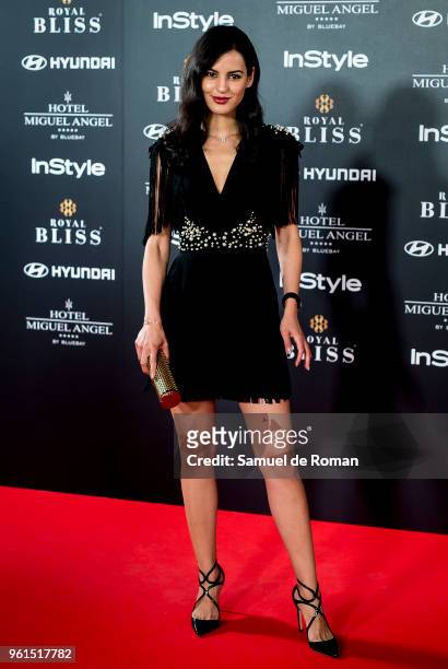 Jana Perez attends 'El Jardin Del Miguel Angel And Instyle Beauty Night' party at Miguel Angel Hotel on May 22, 2018 in Madrid, Spain.