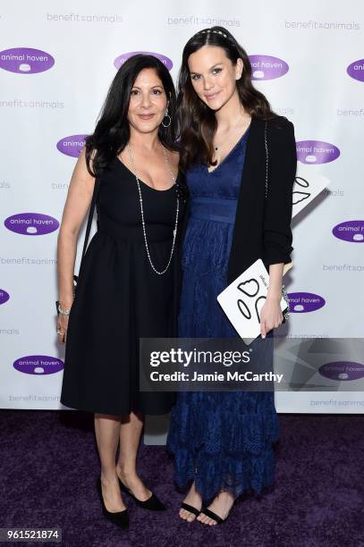 Yolanda Berkowitz and Allie Rizzo attend the Animal Haven Gala 2018 at Tribeca 360 on May 22, 2018 in New York City.