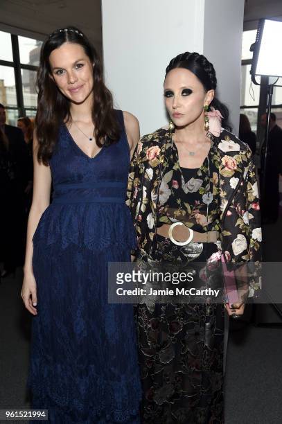 Allie Rizzo and Stacey Bendet attend the Animal Haven Gala 2018 at Tribeca 360 on May 22, 2018 in New York City.