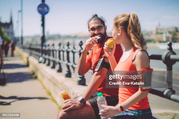 healthy outdoors exercising - hungary food stock pictures, royalty-free photos & images