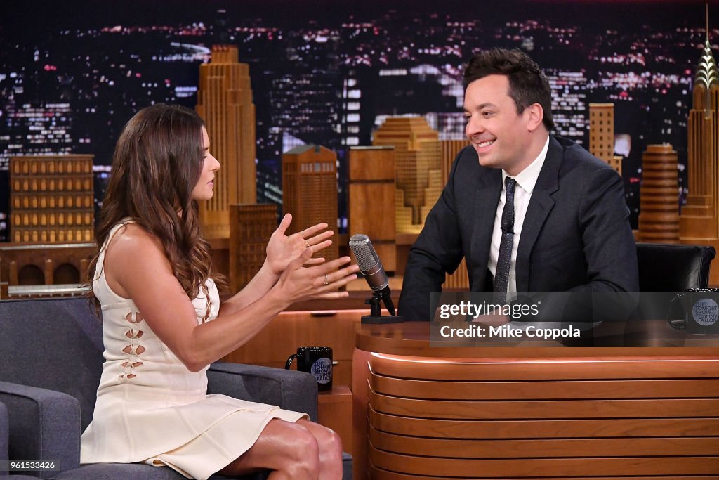 Danica Patrick Visits "The Tonight Show Starring Jimmy Fallon"
