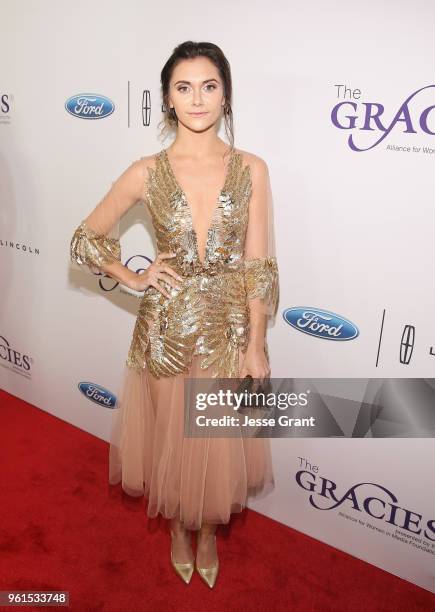 Alyson Stoner attends the 43rd Annual Gracie Awards at the Beverly Wilshire Four Seasons Hotel on May 22, 2018 in Beverly Hills, California.