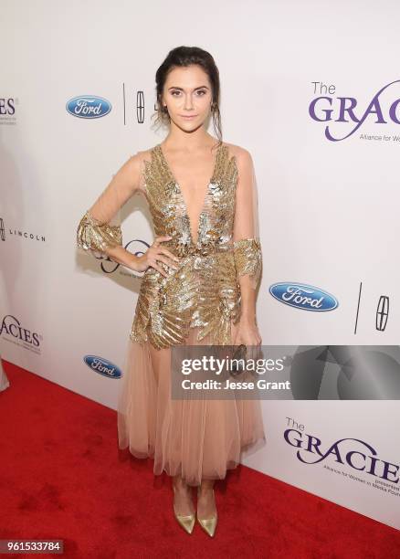 Alyson Stoner attends the 43rd Annual Gracie Awards at the Beverly Wilshire Four Seasons Hotel on May 22, 2018 in Beverly Hills, California.