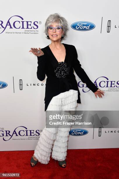 Honoree Rita Moreno attends the 43rd Annual Gracie Awards at the Beverly Wilshire Four Seasons Hotel on May 22, 2018 in Beverly Hills, California.
