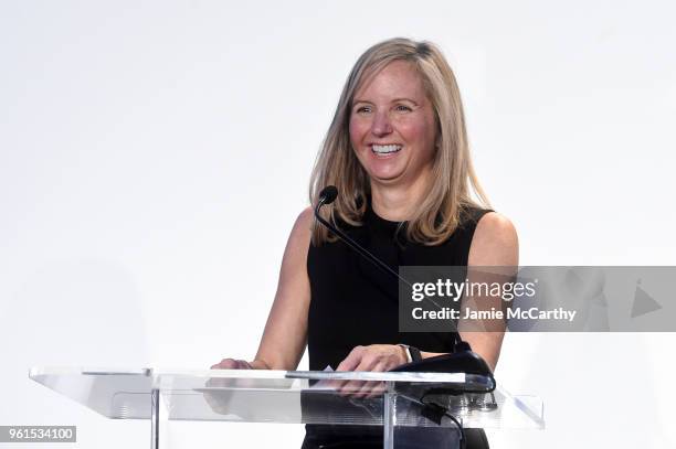 Animal Haven Director Tiffany Lacey speaks onstage during the Animal Haven Gala 2018 at Tribeca 360 on May 22, 2018 in New York City.