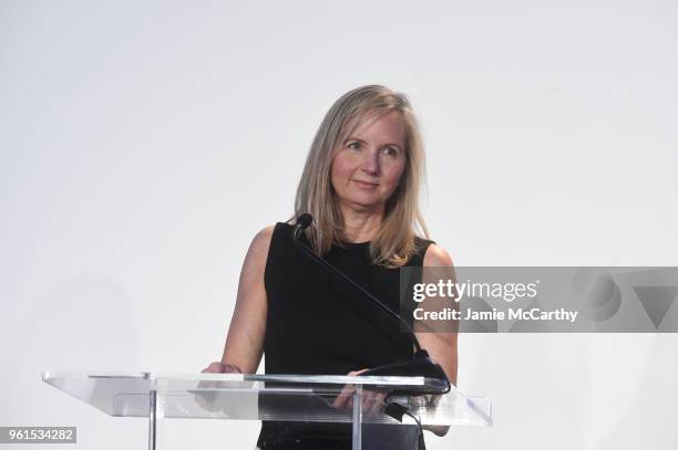 Animal Haven Director Tiffany Lacey speaks onstage during the Animal Haven Gala 2018 at Tribeca 360 on May 22, 2018 in New York City.