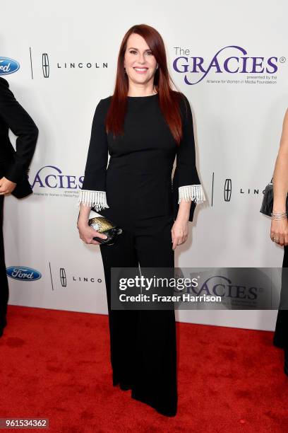 Megan Mullally attends the 43rd Annual Gracie Awards at the Beverly Wilshire Four Seasons Hotel on May 22, 2018 in Beverly Hills, California.