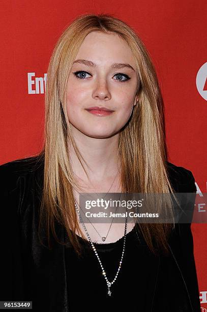 Actress Dakota Fanning attends "The Runaways" premiere during the 2010 Sundance Film Festival at Eccles Center Theatre on January 24, 2010 in Park...