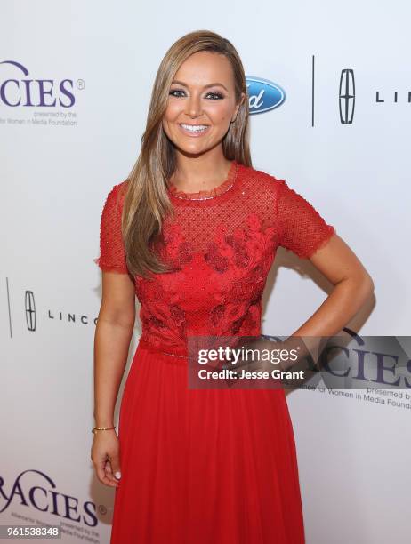 Nicole Lapin attends the 43rd Annual Gracie Awards at the Beverly Wilshire Four Seasons Hotel on May 22, 2018 in Beverly Hills, California.