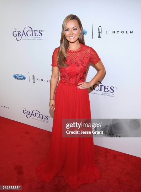 Nicole Lapin attends the 43rd Annual Gracie Awards at the Beverly Wilshire Four Seasons Hotel on May 22, 2018 in Beverly Hills, California.