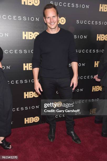 Actor Patrick Wilson attends the 'Succession' New York premiere at Time Warner Center on May 22, 2018 in New York City.