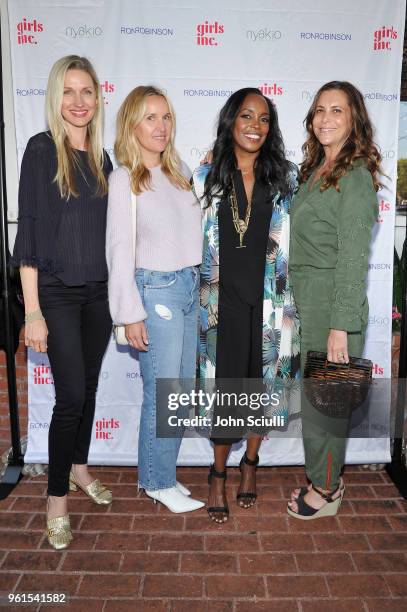 Catherine McCord, Monika Blunder, Nyakio Kamoche Grieco and Maya Brenner attend Ali Larter & Shannon Rotenberg Host Nyakio Launch Event At...