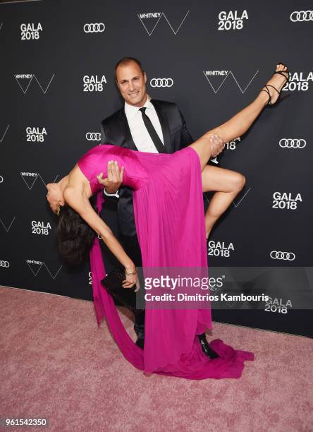Cristen Barker and Nigel Barker attend the 2018 Whitney Gala Sponsored By Audi on May 22, 2018 at Whitney Museum of American Art in New York City.