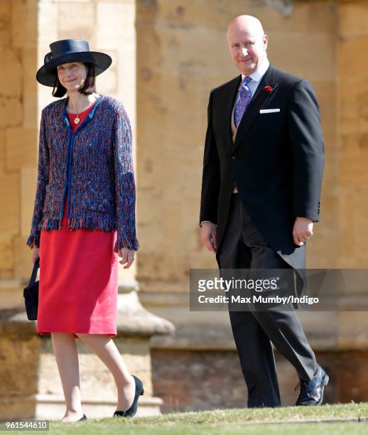 Sir Christopher Geidt attends the wedding of Prince Harry to Ms Meghan Markle at St George's Chapel, Windsor Castle on May 19, 2018 in Windsor,...