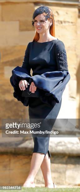 Sarah Rafferty attends the wedding of Prince Harry to Ms Meghan Markle at St George's Chapel, Windsor Castle on May 19, 2018 in Windsor, England....