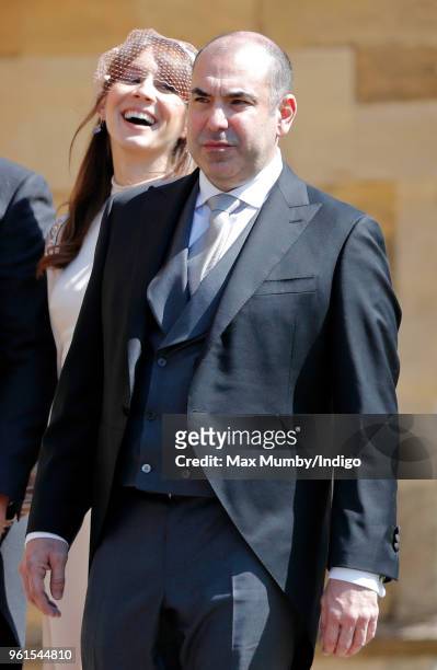 Rick Hoffman attends the wedding of Prince Harry to Ms Meghan Markle at St George's Chapel, Windsor Castle on May 19, 2018 in Windsor, England....