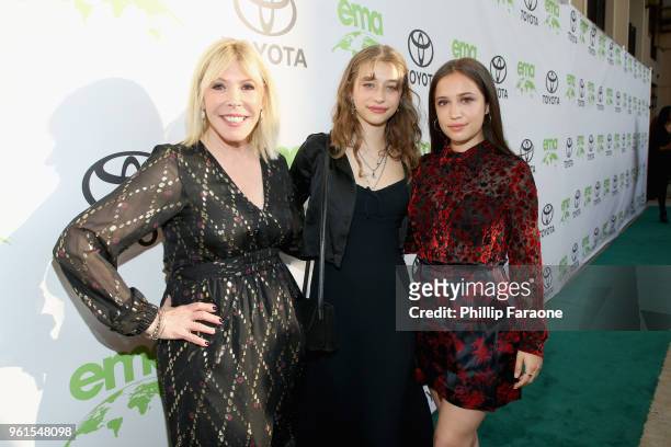 President & CEO Debbie Levin, Odessa Adlon and Gideon Adlon attend the 28th Annual Environmental Media Awards at Montage Beverly Hills on May 22,...