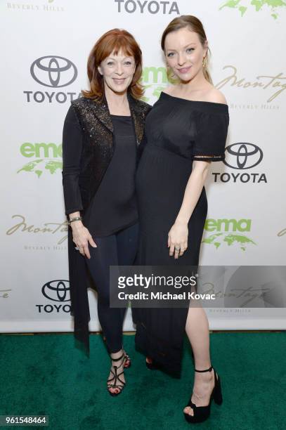 Frances Fisher and Francesca Eastwood attend the 28th Annual Environmental Media Awards at Montage Beverly Hills on May 22, 2018 in Beverly Hills,...