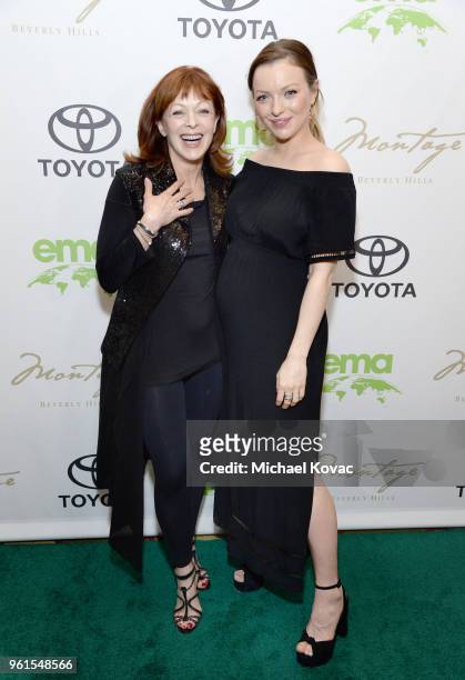 Frances Fisher and Francesca Eastwood attend the 28th Annual Environmental Media Awards at Montage Beverly Hills on May 22, 2018 in Beverly Hills,...
