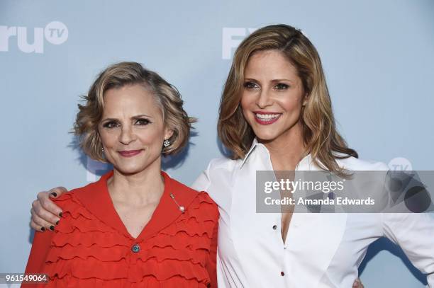 Actresses Amy Sedaris and Andrea Savage arrive at truTV's offical FYC event for "At Home With Amy Sedaris" and Andrea Savage's "I'm Sorry" at...
