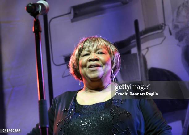 Mavis Staples performs on stage during Gordon Parks Foundation: 2018 Awards Dinner & Auction at Cipriani 42nd Street on May 22, 2018 in New York City.