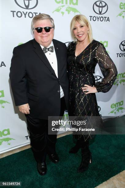 Dale Ross and EMA President & CEO Debbie Levin attend the 28th Annual Environmental Media Awards at Montage Beverly Hills on May 22, 2018 in Beverly...