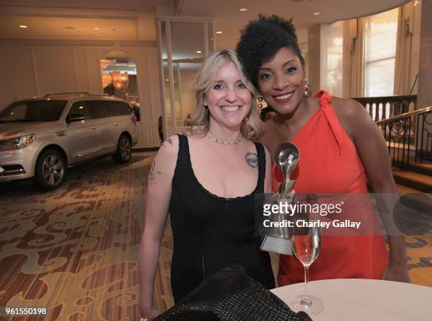 Jessica McIntosh and Zerlina Maxwell attend the 43rd Annual Gracie Awards at the Beverly Wilshire Four Seasons Hotel on May 22, 2018 in Beverly...