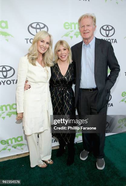 Rachelle Carson, EMA President & CEO Debbie Levin and Ed Begley Jr. Attend the 28th Annual Environmental Media Awards at Montage Beverly Hills on May...