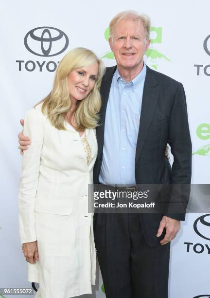 Rachelle Carson and Ed Begley Jr. Attend the 28th Annual EMA Awards Ceremony at Montage Beverly Hills on May 22, 2018 in Beverly Hills, California.