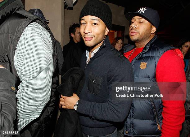 Musician John Legend attends Oakley at Skateland on January 24, 2010 in Park City, Utah.