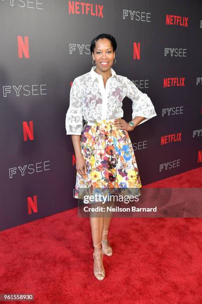 Regina King attends the "Seven Seconds" panel at Netflix FYSEE on May 22, 2018 in Los Angeles, California.