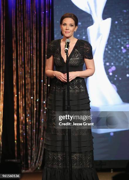 Erica Hill attends the 43rd Annual Gracie Awards at the Beverly Wilshire Four Seasons Hotel on May 22, 2018 in Beverly Hills, California.