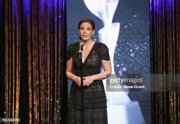 Erica Hill attends the 43rd Annual Gracie Awards at the Beverly Wilshire Four Seasons Hotel on May 22, 2018 in Beverly Hills, California.