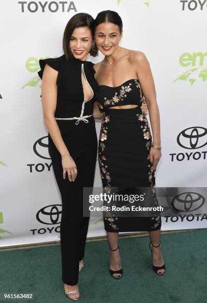 Jenna Dewan and Emmanuelle Chriqui attend the 28th Annual EMA Awards Ceremony at Montage Beverly Hills on May 22, 2018 in Beverly Hills, California.