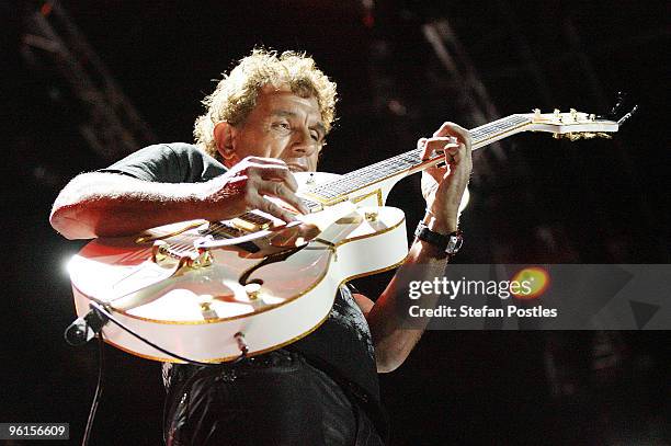 Ian Moss performs on stage at the Australia Day Live '10 concert at Parliament House on January 25, 2010 in Canberra, Australia.