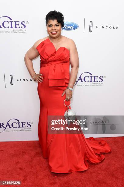 April Ryan arrives at the 43rd Annual Gracie Awards at the Beverly Wilshire Four SeasonsHotel on May 22, 2018 in Beverly Hills, California.