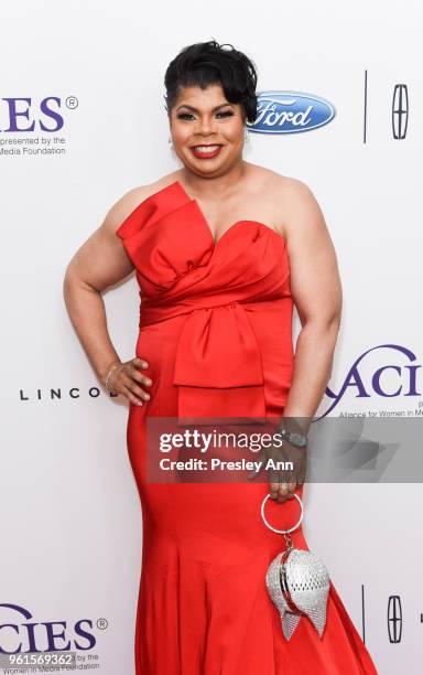 April Ryan arrives at the 43rd Annual Gracie Awards at the Beverly Wilshire Four SeasonsHotel on May 22, 2018 in Beverly Hills, California.