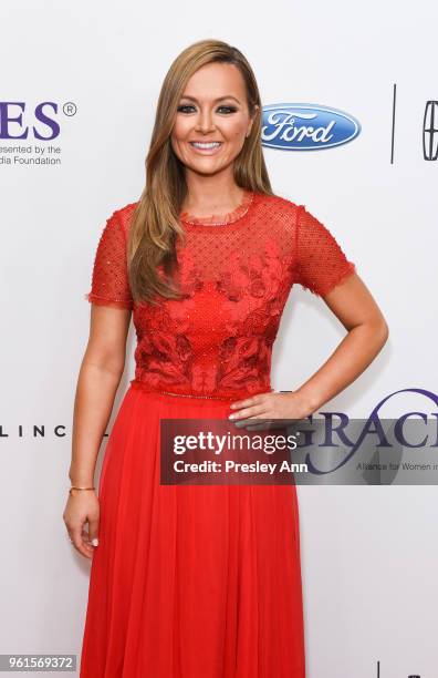Nicole Lapin arrives at the 43rd Annual Gracie Awards at the Beverly Wilshire Four SeasonsHotel on May 22, 2018 in Beverly Hills, California.