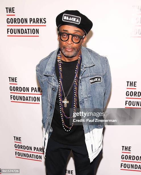 Spike Lee attends the 2018 Gordon Parks Foundation Gala at Cipriani 42nd Street on May 22, 2018 in New York City.